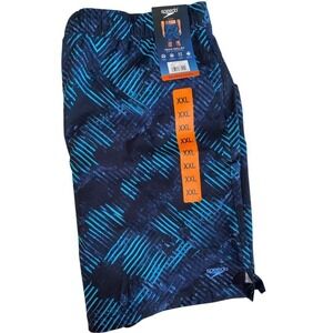 SPEEDO Tech Volley Swim Short with Pockets Size XLL Dark Blue New with Tags!
